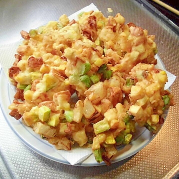 具沢山 野菜のかき揚